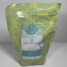 Scentsy Soak Just Breathe Eucalyptus Lemon Mint Epsom Pink Himalayan Bath Salts