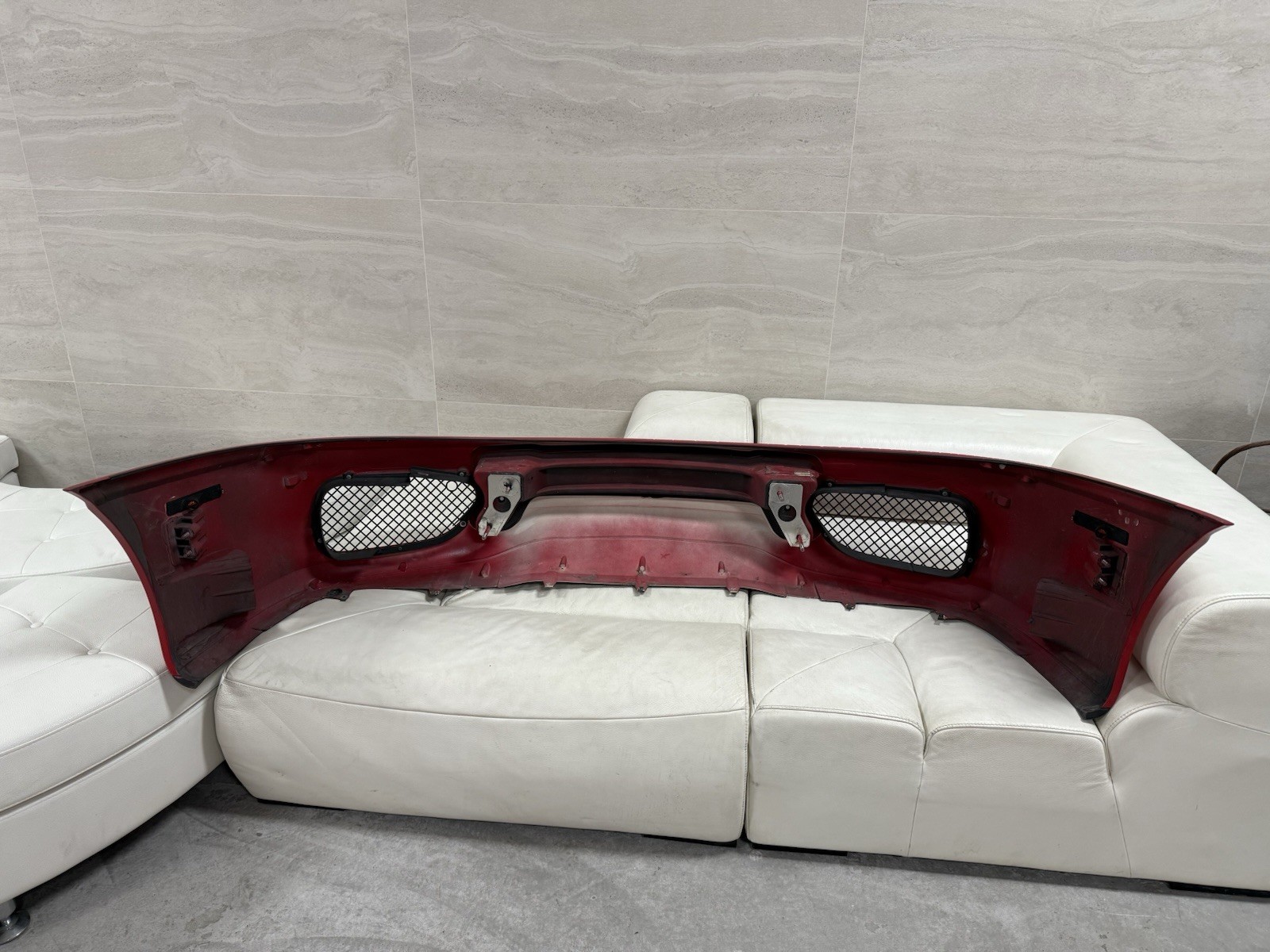 FERRARI 360 SPIDER FRONT BUMPER ROSSO CORSA OEM
