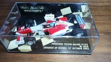 Minichamps 1/43 Mini Car 403020324 Panasonic Toyota Racing Tf102 2002 M.Salo 24