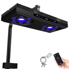 Aquarium Light- 140W Reef Light Wide Coverage Sunrise Sunset Moonlight Saltwa...