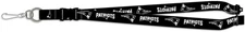 New England Patriots Blackout Design Lanyard Keychain Double Sided Breakaway...