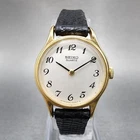 Seiko Watch Women 22mm White Dial Gold Tone Round 5420-0049 New Battery VTG