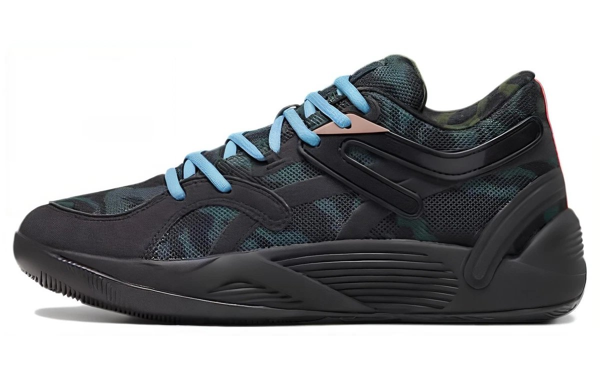 MCM x PUMA TRC Blaze Court Sneakers Mens US Size 11 Shoe Covers Brand New In Box Mens 10 - Puma TRC Blaze Court x MCM Low Top Shoes Acid Lime  main image 2