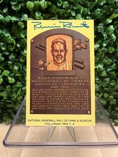 Robin Roberts Signed HOF Plaque Postcard Philadelphia Phillies