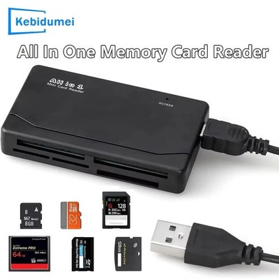 Speicherkartenleser All in One 1 USB Adapter SD SDHC Mini Micro M2 MMC XD CF MS