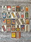 Lot of (26) Vintage 1973 Topps 5th Series Wacky Packages Stickers & Checklist