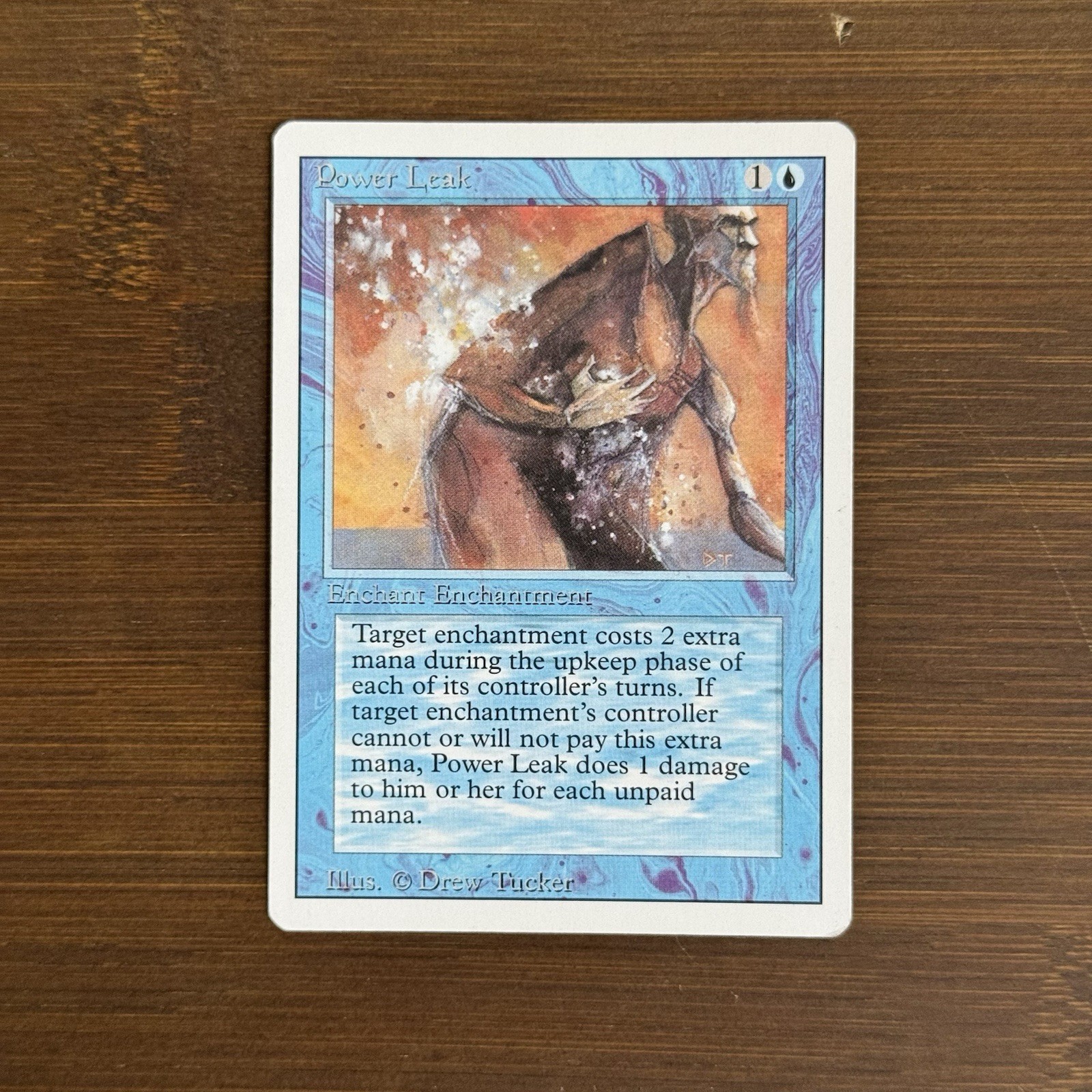 Power Leak MP Revised Edition 1994 MTG Magic the Gathering TCG