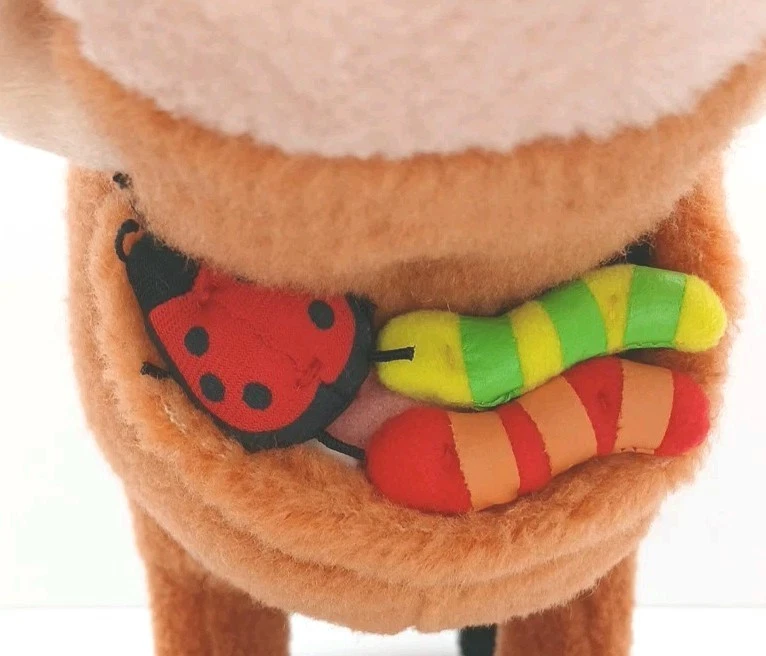 VTG Applause Lion King Pumbaa Warthog Bugs in Mouth 10.5" Plush Posable Legs  - Image 3 of 4