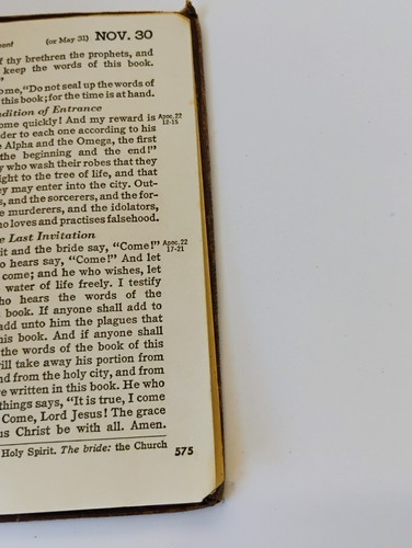 1942 WWII New Testament Bible Roman Catholic Version Presented by US Army - Picture 8 of 8