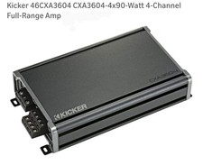 KICKER 46CXA3604 CXA360.4 360w RMS 4-Channel Car Audio Amplifier  Amp Kit