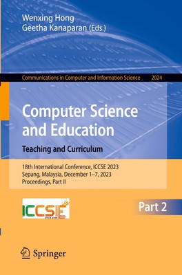 Computer Science and Education. Teaching and Curriculum Geetha Kanaparan (u. a.)