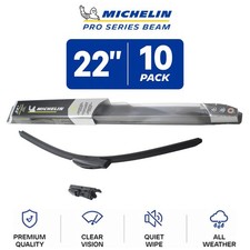Michelin Pro Series Beam Wiper Blade Set 22 Frameless All-weather 10-pack