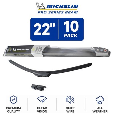 Michelin Pro Series Beam Wiper Blade Set 22'' Frameless All-Weather 10-Pack