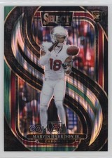 2024 Select Premier Level Black & Green Shock Prizm Marvin Harrison Jr #115 1gx0