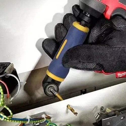 Blue Right Angle Extension Screwdrive 90 Degree Drill Attachment Tool - Picture 6 of 11