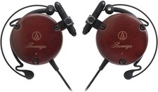 Audio Technica ATH-EW9 Ear Fit Clip-On Headphones Wooden Wood Asada Sakura