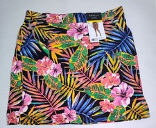 Rafaella Women s Size Medium Tropical Floral Print Golf Tennis Pickleball Skort
