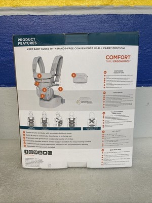 Ergobaby Omni 360 Cool Air Mesh Ergonomic Baby Carrier Pearl