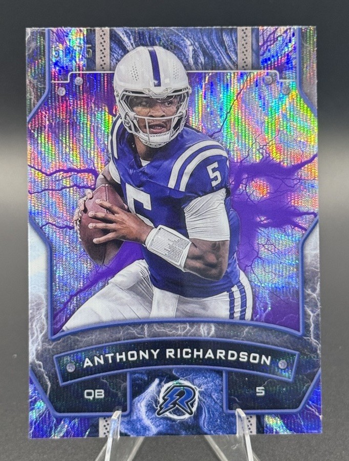 2024 Topps Resurgence - Anthony Richardson #45 Purple Surge /75 Colts