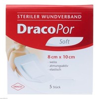 Dracopor Wundverband 8X10 Cm Steril 5 St