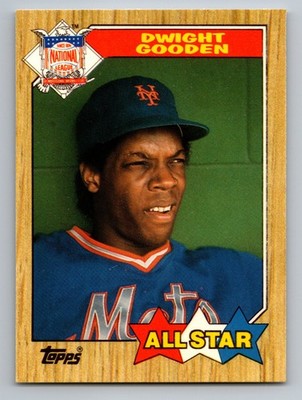 1987 Topps - All-Star Dwight Gooden #603 Collector's Edition (Tiffany) Mets
