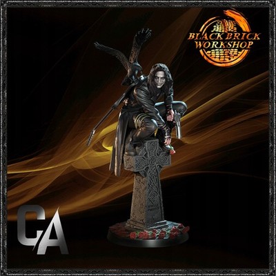 The Crow CA3D UNPAINTED - 1/24 (75mm) Scale (SFW version) 3D Print