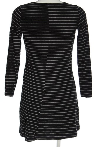 MANGO Vestido tejido Mujeres Talla EU 34 negro-gris claro look casual - Imagen 2 de 5
