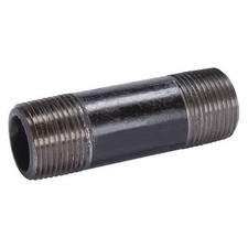 1-1/2" X 3" Black Pipe Nipple Sch 80, 40804