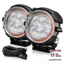 3" LED Pods - White Flood Beam Off Road Ditch Lights with Round Flood Light