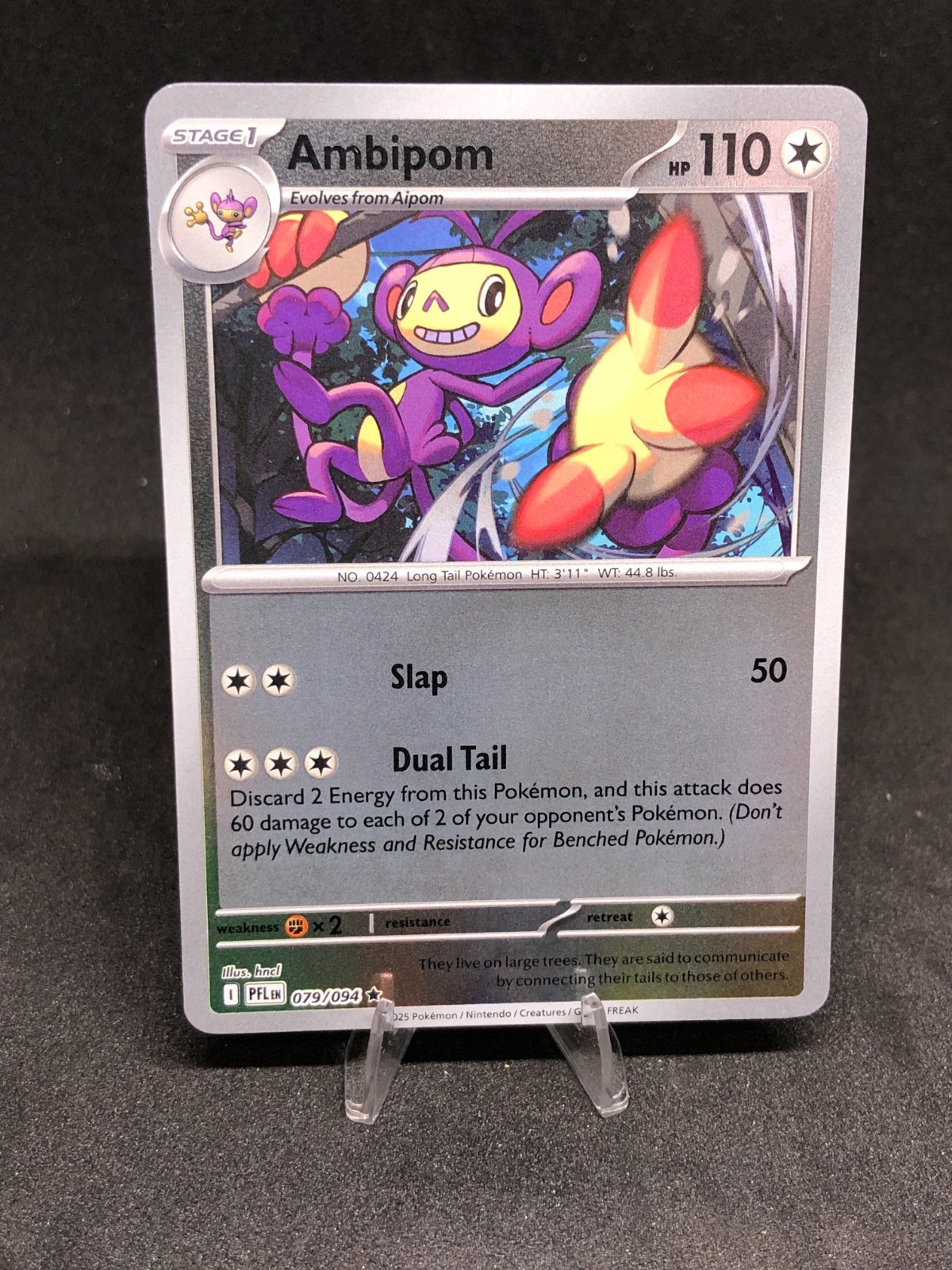 Pokémon TCG Ambipom 079/094 Phantasmal Flames Reverse Holo NM