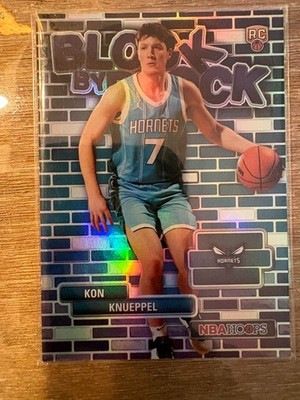 BLOCK BY BLOCK -NBA Hoops 25-26-Kon Knueppel-ROOKIE CARD.  JUST PULLED.