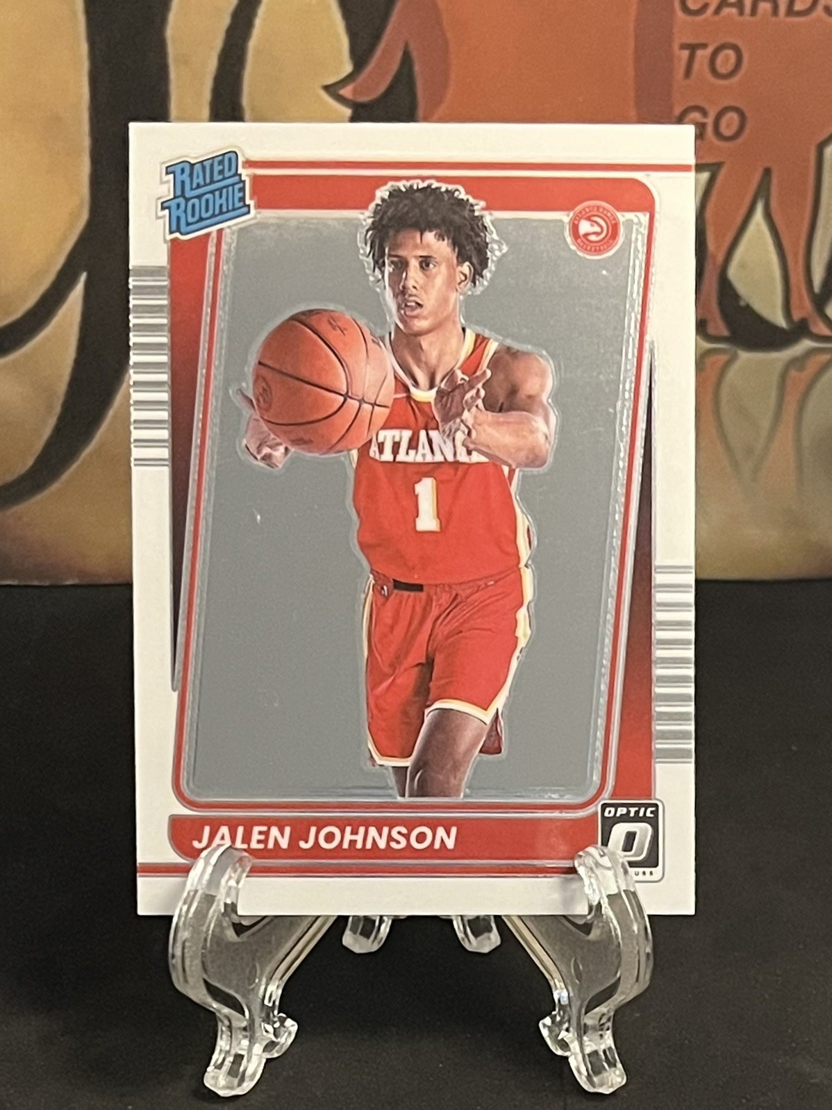2021-22 Donruss Optic Jalen Johnson RC #181 Rated Rookie Atlanta Hawks