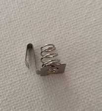 25Pack Battery Spring Plate, AAA Battery Contact Nickel Plated 10mmx7mm