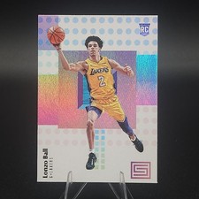 Panini 2017-18 Status Lonzo Ball Rookie #118 Los Angeles Lakers NBA Card. rookie card picture