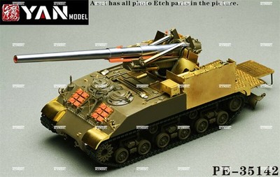 1/35 US Self Propelled 155mm Gun M40 Tank Super Detail-up Kit for Tamiya 35351