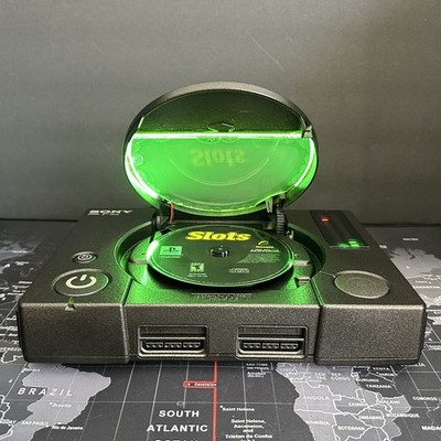 SONY PLAYSTATION 1/SCPH-1001 PSX AUDIOPHILE/CUSTOM PAINT/VU METER