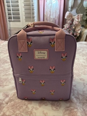 Loungefly backpack Disney Daisy Duck All over Print canvas tote Mini Backpack 