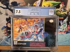Mega Man X3 CIB Complete SNES –Game Cartridge, Manual, Box – CGC Graded 7.5