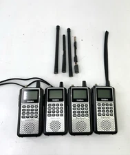 LOT 4x Uniden BCD396XT Trunk Tracker IV Digital Handheld Scanners FACTORY RESET!