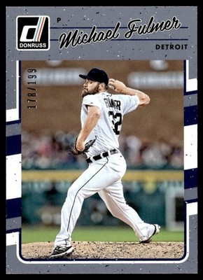 2017 Donruss Michael Fulmer 178/199 Detroit Tigers #96