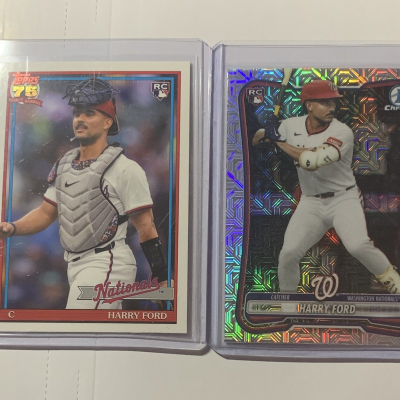 Topps/Bowman Chrome 2025 Nationals 2-Card Lot Harry Ford RC #84