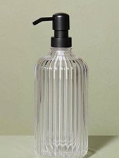 Hearth Hand with Magnolia Shower Dispenser Reusable Pump Ribbed set of 2