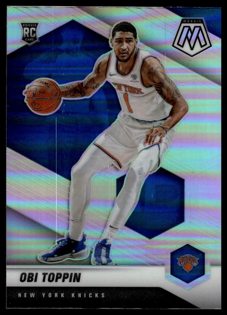 2020-21 Panini Mosaic Obi Toppin #220 Silver