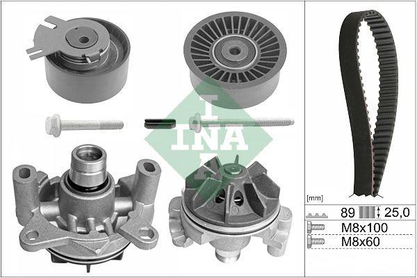 Schaeffler INA 530 0198 30 Wasserpumpe + Zahnriemensatz Passend FüR Nissan-image