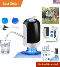 Portable USB Charging Water Dispenser for 5 Gallon Bottles – Leakproof Design