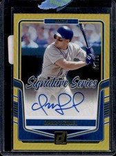 2024 Panini Donruss Omar Vizquel Signature Series Gold Auto #/10 Mariners