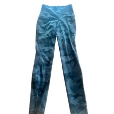 Lululemon Black Camo High-Rise Leggings 25" Inseam Wn Size 6 Est. Yoga Track