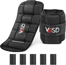 Adjustable Ankle Weights for Women Men, 1 Pair 2 4 5 6 8 10 Lb Leg Weight Straps