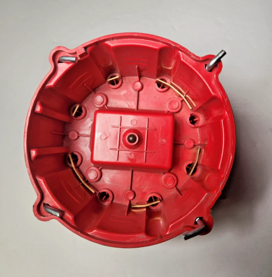6 CYLINDER RED HEI Distributor Cap, Coil Cover & Rotor Kit V6 - Image 2 of 2