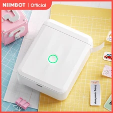 [D110 Upgraded] Mini Portable Bluetooth Thermal Label Printer: Smart Maker for H